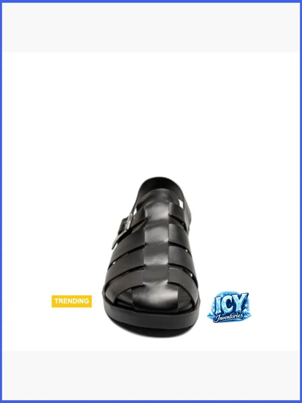 Men's Slingback Buckle Sandal with Cushioned Footbed